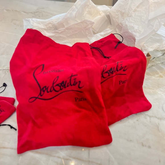 Christian Louboutin SPIKOO 100 light gold & transparent stilettos - Picture 7 of 12